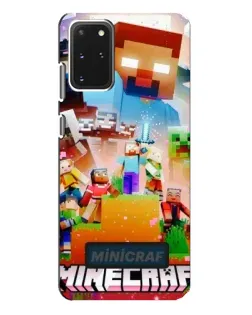 Чохол для Samsung Galaxy S20 Plus з картинкою «Minecraft герої гри» Чохол для Samsung Galaxy S20 Plus з картинкою «Minecraft герої гри»