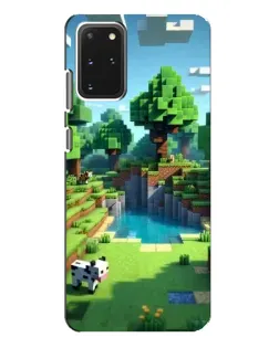 Чехол для Samsung Galaxy S20 Plus с картинкой «Minecraft летний день»