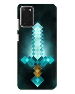 Чехол для Samsung Galaxy S20 Plus с картинкой «Алмазный меч неон»