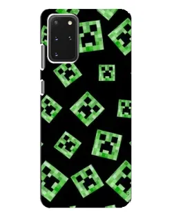 Чехол для Samsung Galaxy S20 Plus с картинкой «Паттерн с криперами»