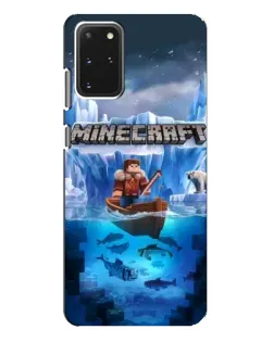 Чехол для Samsung Galaxy S20 Plus с картинкой «Minecraft ледяной мир»