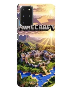 Чехол для Samsung Galaxy S20 Plus с картинкой «Minecraft панорама»