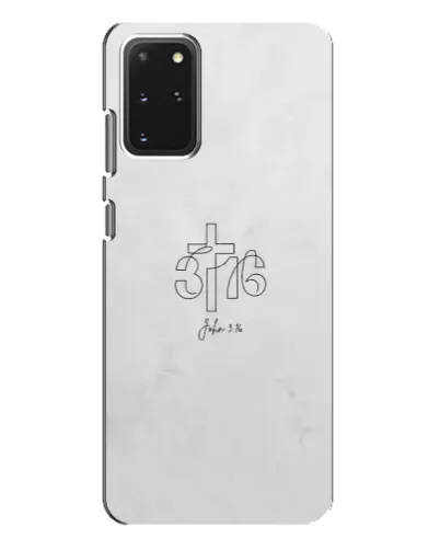 Чехол для Samsung Galaxy S20 Plus с картинкой «Иоанна 3:16 Крест»