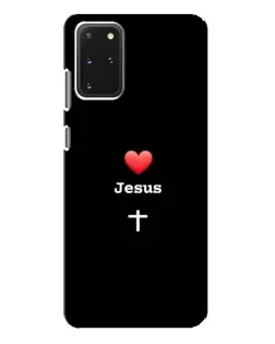 Чехол для Samsung Galaxy S20 Plus с картинкой «Сердце - Jesus»