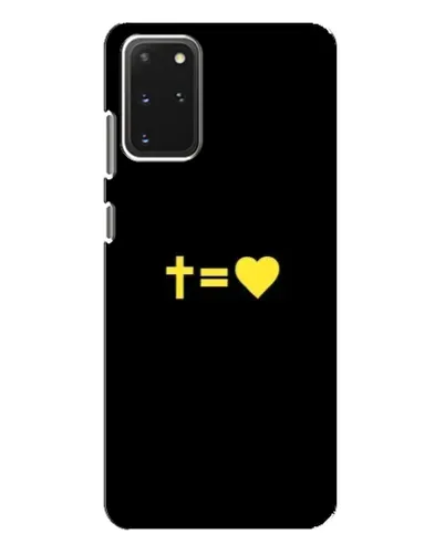 Чехол для Samsung Galaxy S20 Plus с картинкой «Сердце и Крест»
