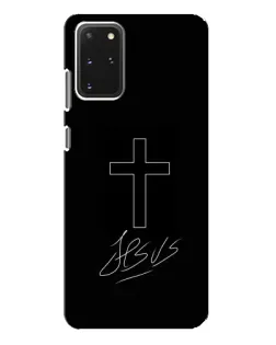 Чехол для Samsung Galaxy S20 Plus с картинкой «Графический крест Jesus»