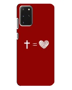 Чехол для Samsung Galaxy S20 Plus с картинкой «Уравнение любви»