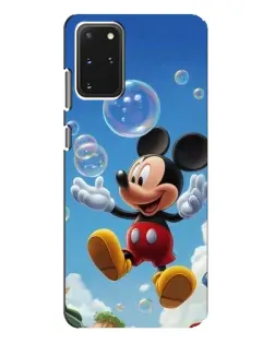 Чехол для Samsung Galaxy S20 Plus с картинкой «Mickey и мыльные пузыри»