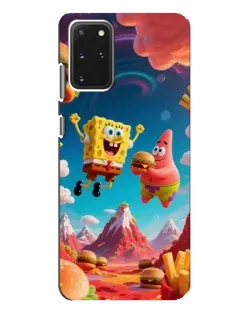 Чехол для Samsung Galaxy S20 Plus с картинкой «Космический фастфуд»