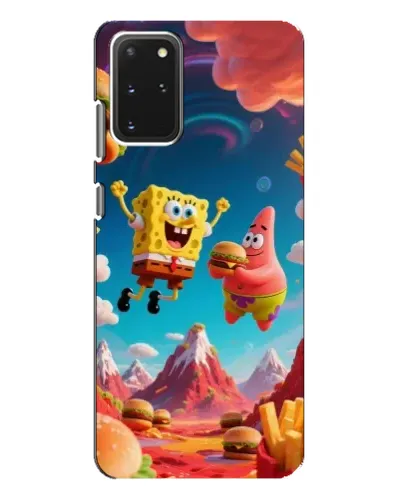 Чехол для Samsung Galaxy S20 Plus с картинкой «Космический фастфуд»