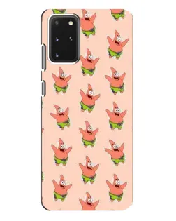 Чехол для Samsung Galaxy S20 Plus с картинкой «Патрик Стар паттерн»