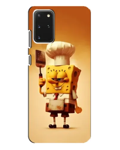 Чехол для Samsung Galaxy S20 Plus с картинкой «Губка Боб повар»