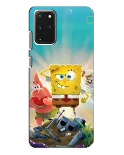Чехол для Samsung Galaxy S20 Plus с картинкой «Спанч Боб победитель»