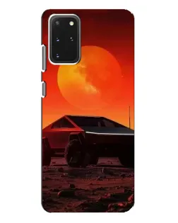 Чехол для Samsung Galaxy S20 Plus с картинкой «Cybertruck на Марсе»