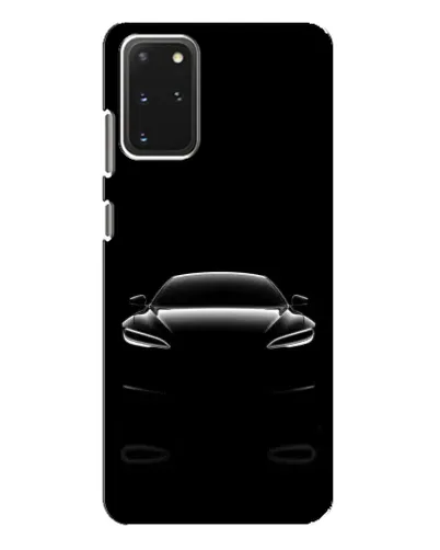 Чехол для Samsung Galaxy S20 Plus с картинкой «Силуэт Tesla Night»