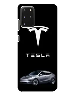 Чехол для Samsung Galaxy S20 Plus с картинкой «Tesla Model Y»
