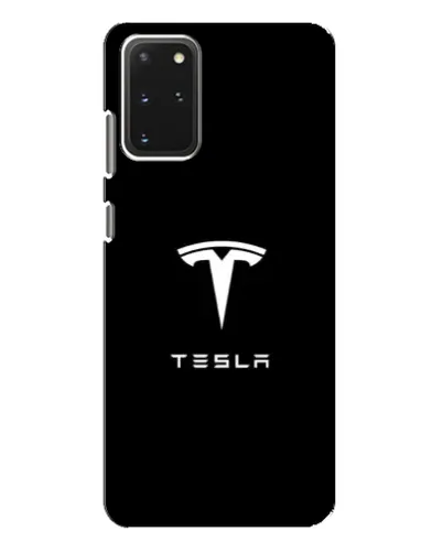 Чехол для Samsung Galaxy S20 Plus с картинкой «Tesla White Logo»