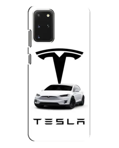 Чехол для Samsung Galaxy S20 Plus с картинкой «Tesla White Style»