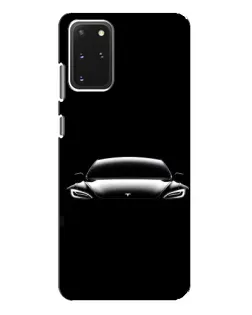 Чехол для Samsung Galaxy S20 Plus с картинкой «Фары Tesla Night»