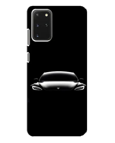 Чехол для Samsung Galaxy S20 Plus с картинкой «Фары Tesla Night»
