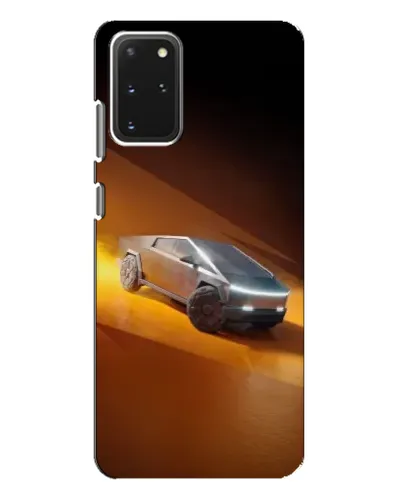 Чехол для Samsung Galaxy S20 Plus с картинкой «Cybertruck в пустыне»
