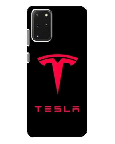 Чехол для Samsung Galaxy S20 Plus с картинкой «Tesla Red Logo»