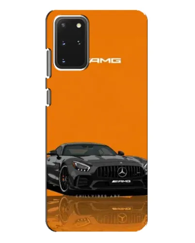 Чехол для Samsung Galaxy S20 Plus с картинкой «Оранжевый Mercedes AMG»