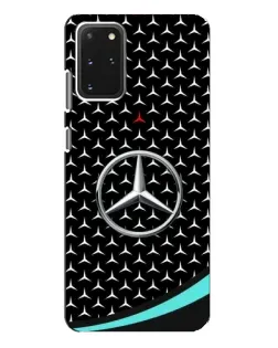 Чехол для Samsung Galaxy S20 Plus с картинкой «Mercedes — бирюзовый акцент»