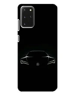 Чехол для Samsung Galaxy S20 Plus с картинкой «Mercedes — силуэт авто» Чехол для Samsung Galaxy S20 Plus с картинкой «Mercedes — силуэт авто»