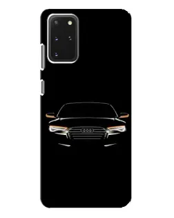 Чехол для Samsung Galaxy S20 Plus с картинкой «Audi — ночной контур» Чехол для Samsung Galaxy S20 Plus с картинкой «Audi — ночной контур»