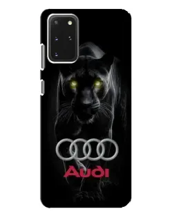 Чехол для Samsung Galaxy S20 Plus с картинкой «Пантера и Audi» Чехол для Samsung Galaxy S20 Plus с картинкой «Пантера и Audi»
