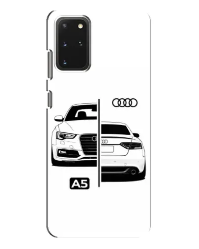 Чехол для Samsung Galaxy S20 Plus с картинкой «Audi — контрастный дизайн»