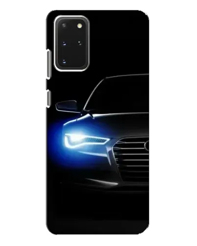 Чехол для Samsung Galaxy S20 Plus с картинкой «Неоновый взгляд Audi»