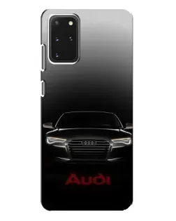 Чехол для Samsung Galaxy S20 Plus с картинкой «Audi — градиентный контур» Чехол для Samsung Galaxy S20 Plus с картинкой «Audi — градиентный контур»