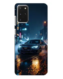 Чехол для Samsung Galaxy S20 Plus с картинкой «Ночной город и Audi» Чехол для Samsung Galaxy S20 Plus с картинкой «Ночной город и Audi»