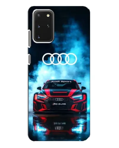 Чехол для Samsung Galaxy S20 Plus с картинкой «Audi Sport — неон»