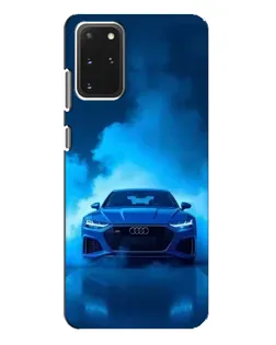 Чехол для Samsung Galaxy S20 Plus с картинкой «Audi — голубая энергия» Чехол для Samsung Galaxy S20 Plus с картинкой «Audi — голубая энергия»