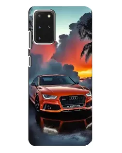 Чехол для Samsung Galaxy S20 Plus с картинкой «Audi — закат» Чехол для Samsung Galaxy S20 Plus с картинкой «Audi — закат»