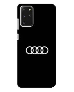 Чехол для Samsung Galaxy S20 Plus с картинкой «Audi White Logo» Чехол для Samsung Galaxy S20 Plus с картинкой «Audi White Logo»