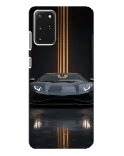 Чехол для Samsung Galaxy S20 Plus с картинкой «Lamborghini золотые линии»