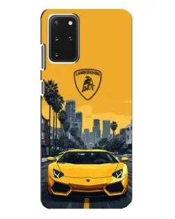 Чехол для Samsung Galaxy S20 Plus с картинкой «Желтый Lamborghini город» Чехол для Samsung Galaxy S20 Plus с картинкой «Желтый Lamborghini город»