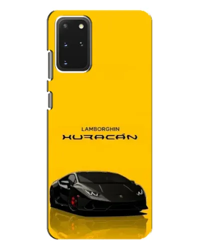 Чехол для Samsung Galaxy S20 Plus с картинкой «Lamborghini Huracan черный»