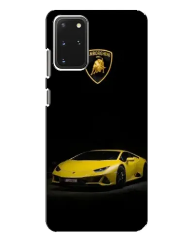 Чехол для Samsung Galaxy S20 Plus с картинкой «Lamborghini желтый акцент»