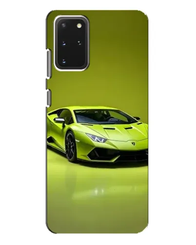 Чехол для Samsung Galaxy S20 Plus с картинкой «Салатовый Lamborghini Huracan»