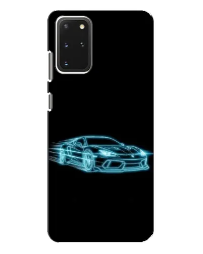 Чехол для Samsung Galaxy S20 Plus с картинкой «Неоновый контур Lamborghini»
