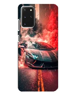Чехол для Samsung Galaxy S20 Plus с картинкой «Lamborghini красный дым» Чехол для Samsung Galaxy S20 Plus с картинкой «Lamborghini красный дым»