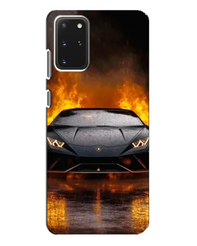 Чехол для Samsung Galaxy S20 Plus с картинкой «Lamborghini в огне»