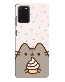 Чехол для Samsung Galaxy S20 Plus с картинкой «Пушин с кексом»