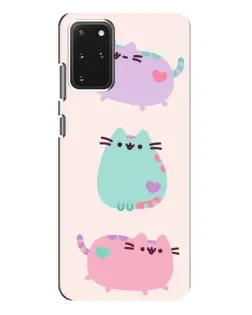 Чехол для Samsung Galaxy S20 Plus с картинкой «Pusheen трио»
