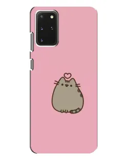 Чехол для Samsung Galaxy S20 Plus с картинкой «Pusheen сердце»